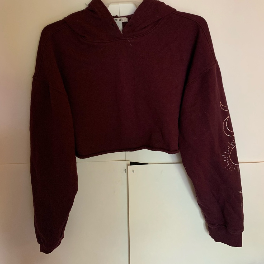 Cropped hoodie